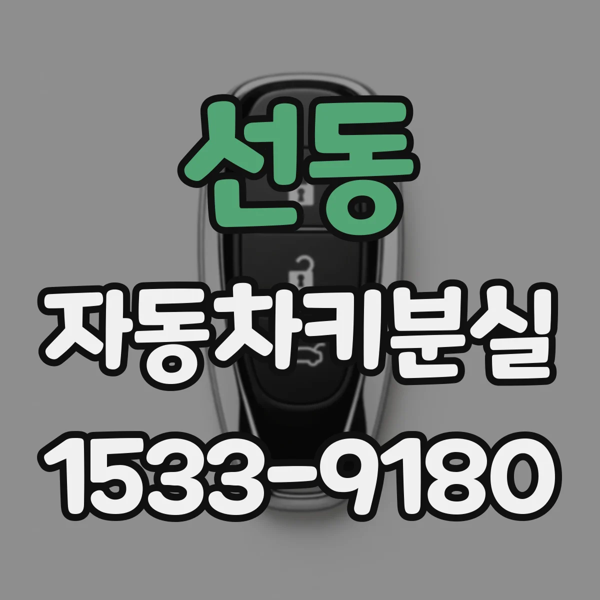 선동 자동차키분실