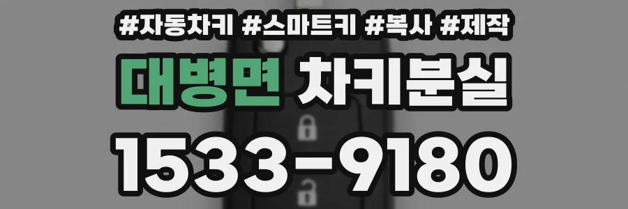 대병면 차키분실