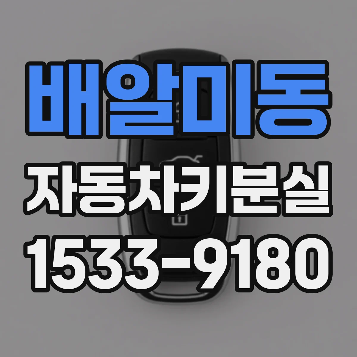 배알미동 자동차키분실