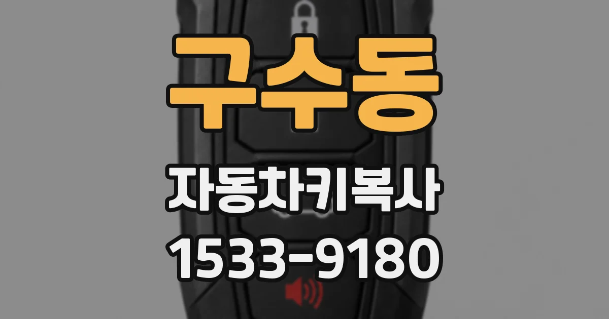 구수동 자동차키복사