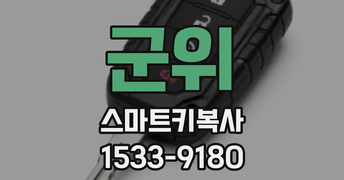 군위 스마트키복사