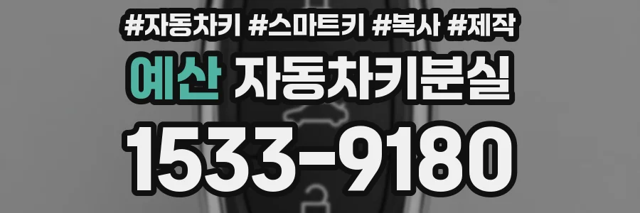 예산 자동차키분실