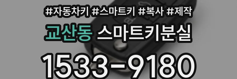 교산동 스마트키분실