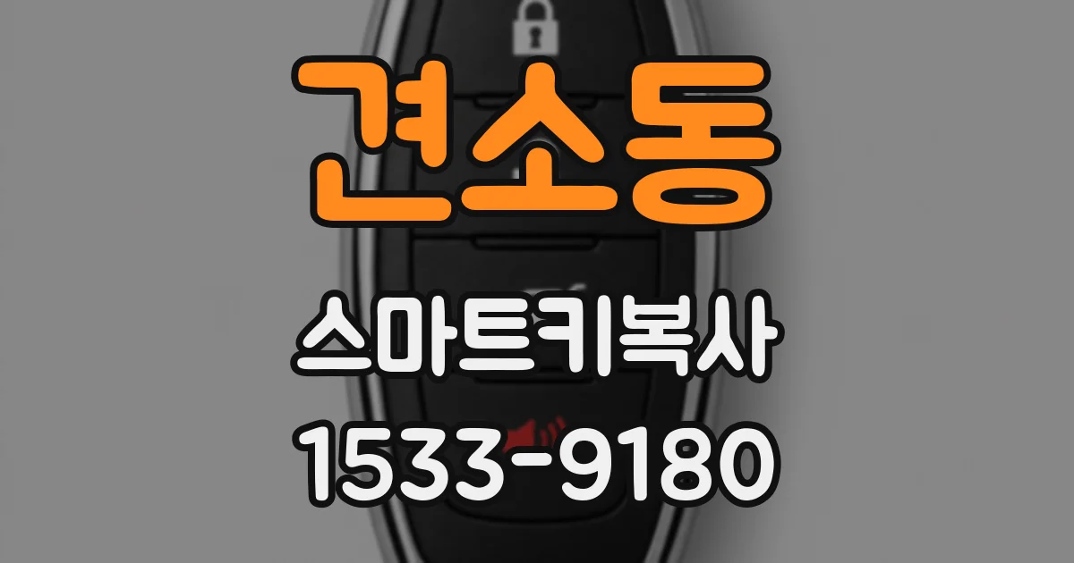 견소동 스마트키복사