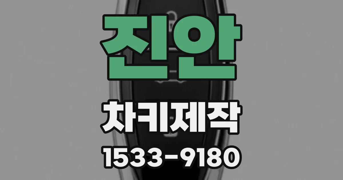 진안 차키제작