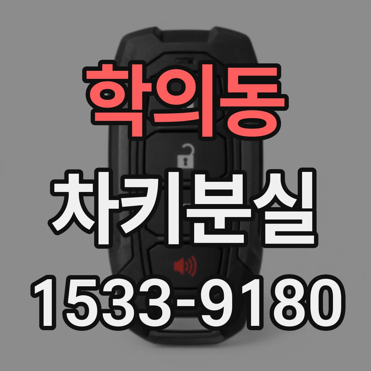 학의동 차키분실
