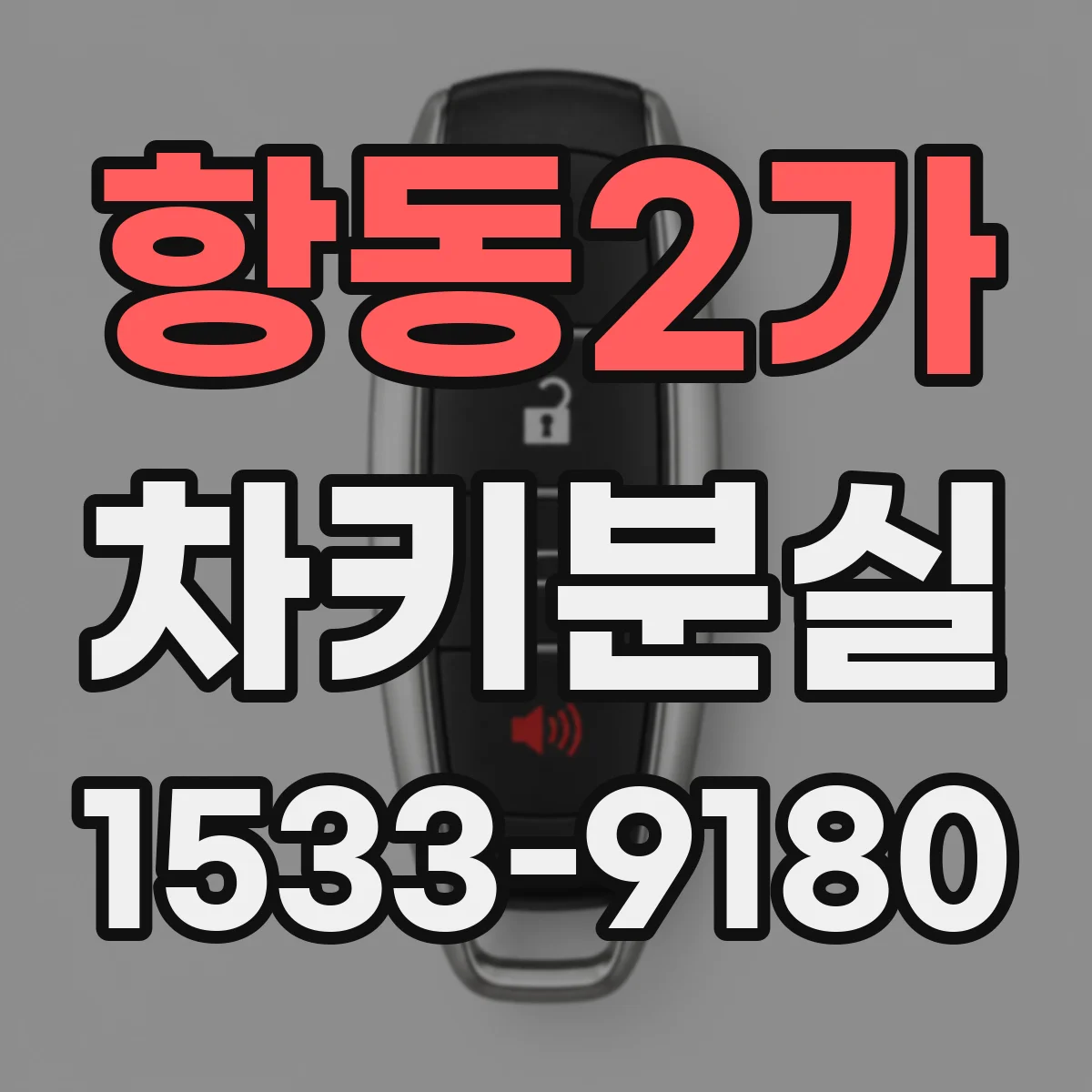 항동2가 차키분실