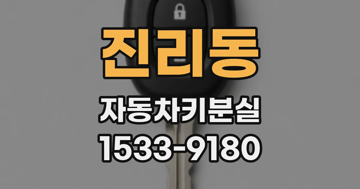 진리동 자동차키분실
