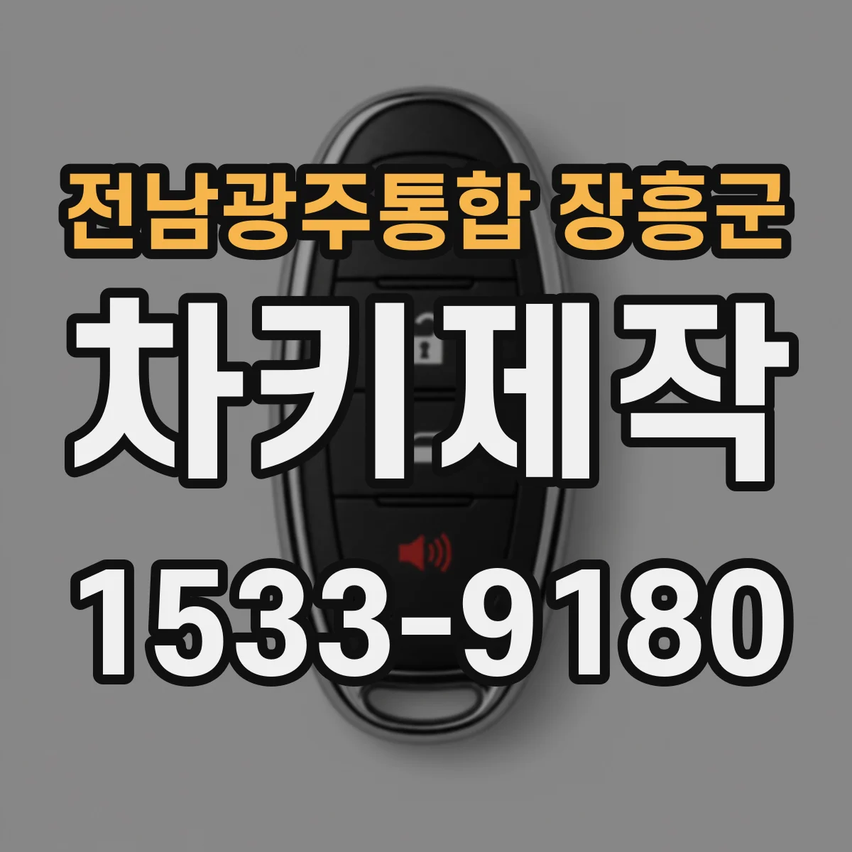 전남광주통합 장흥군 차키제작