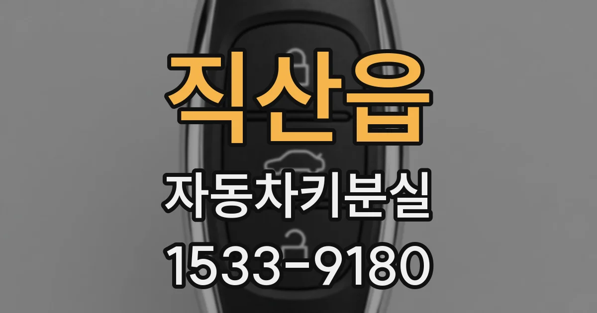 직산읍 자동차키분실