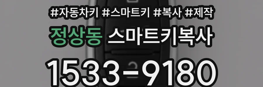 정상동 스마트키복사