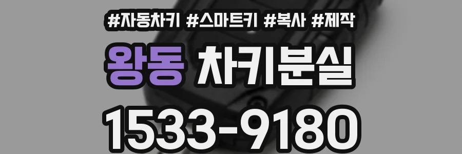 왕동 차키분실