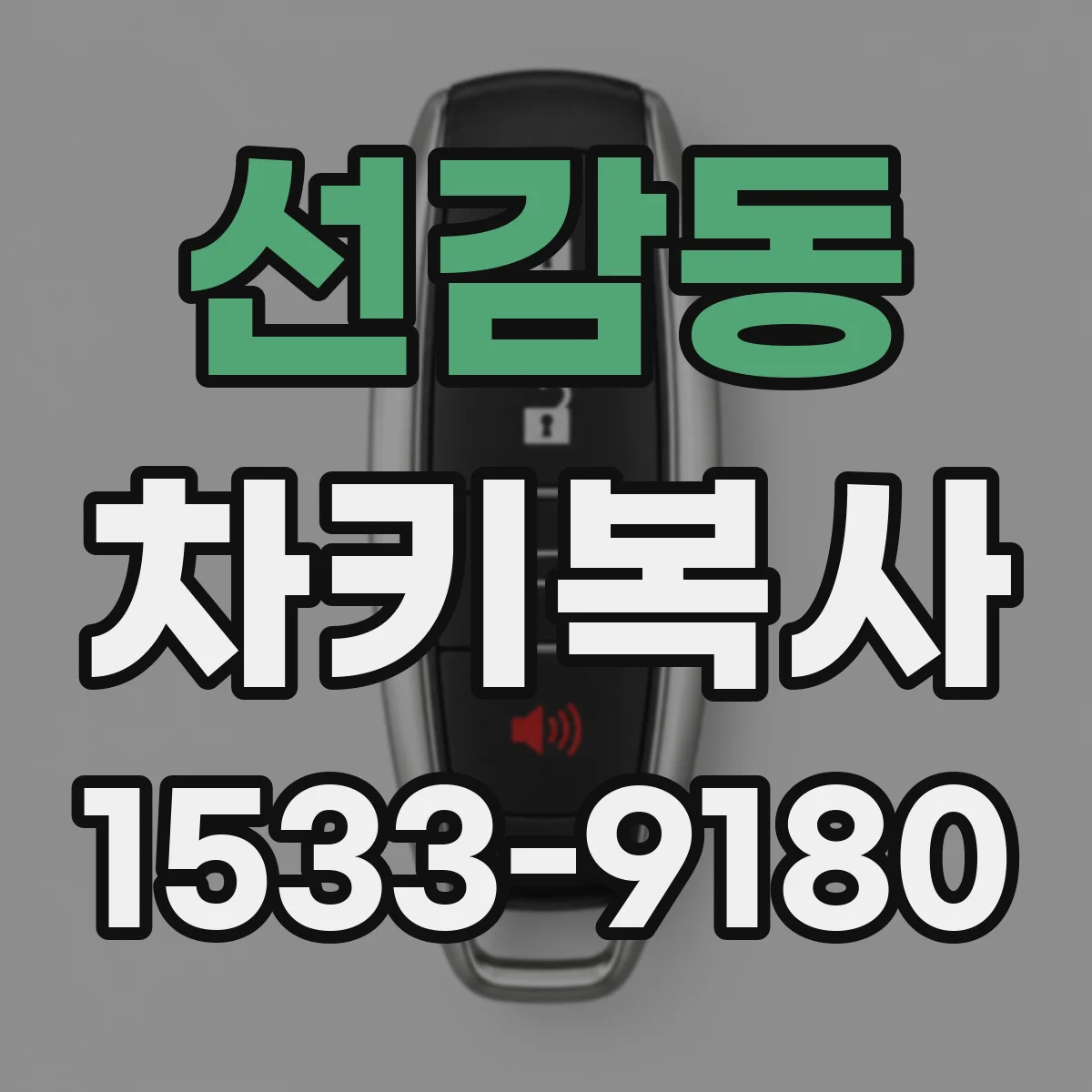 선감동 차키복사
