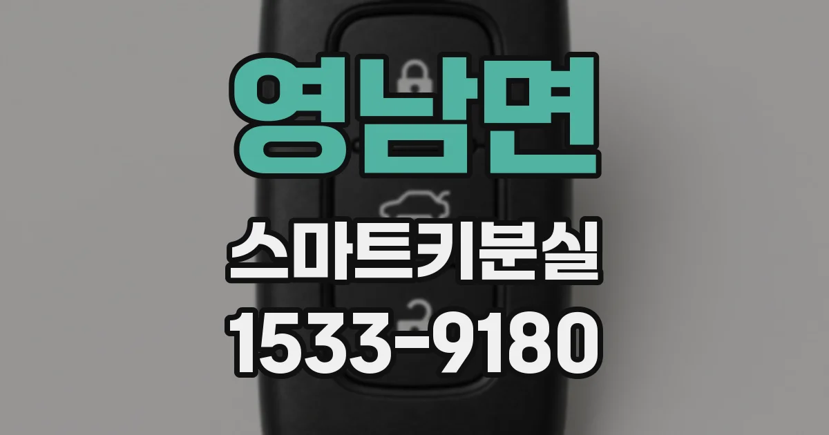 영남면 스마트키분실