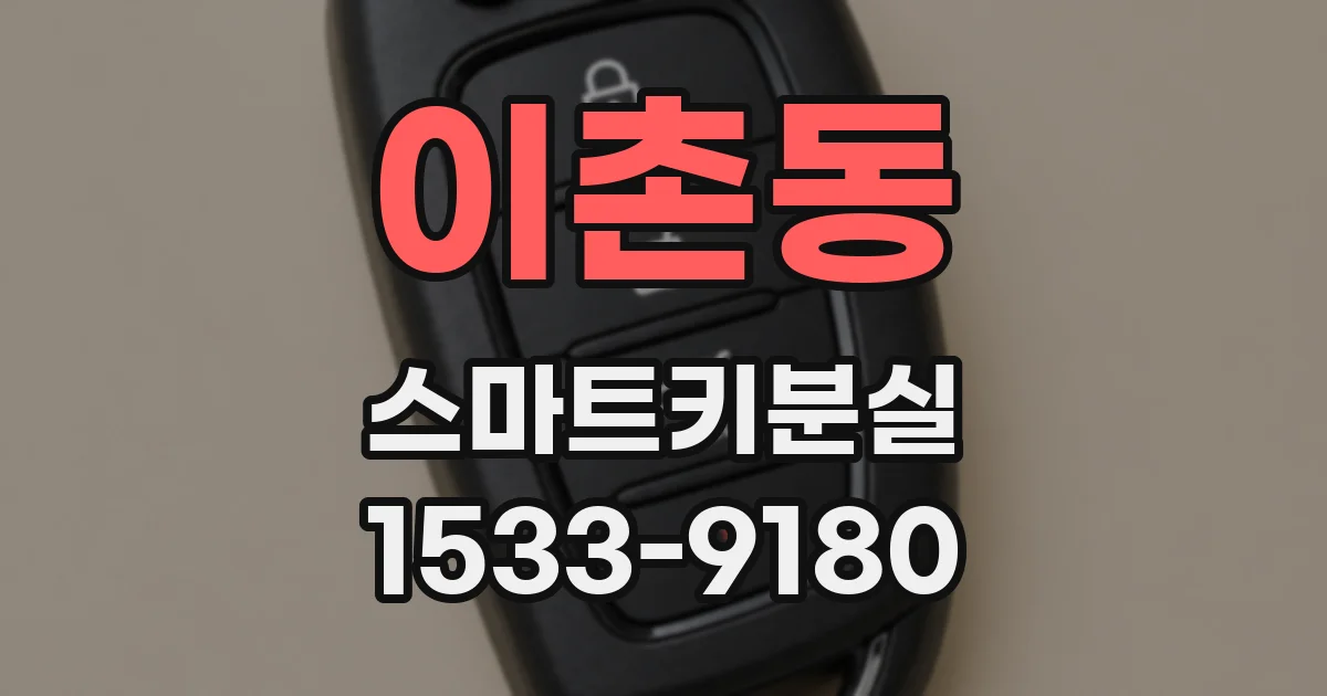 이촌동 스마트키분실
