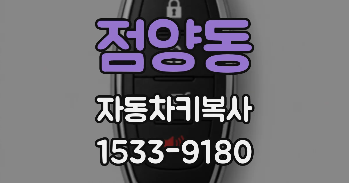 점양동 자동차키복사