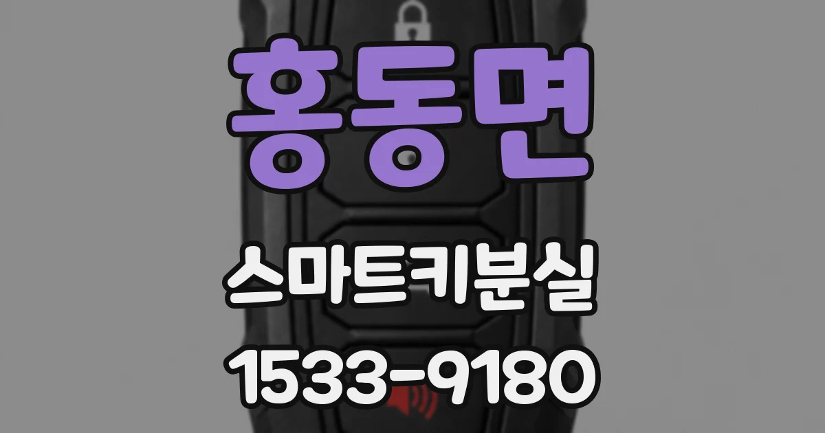홍동면 스마트키분실
