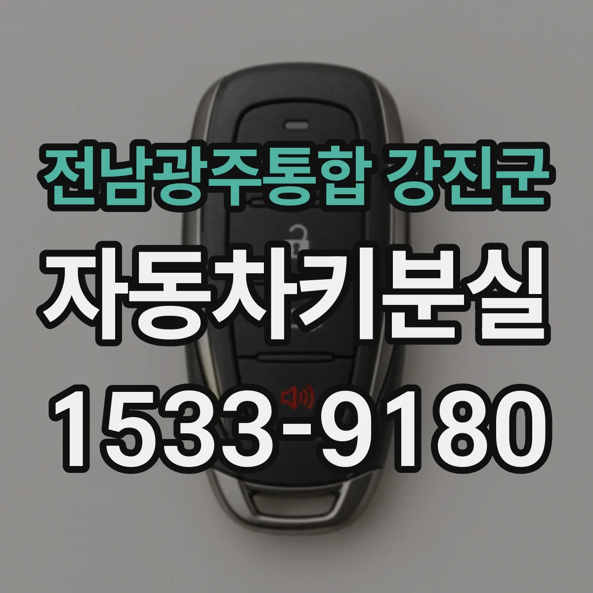 전남광주통합 강진군 자동차키분실