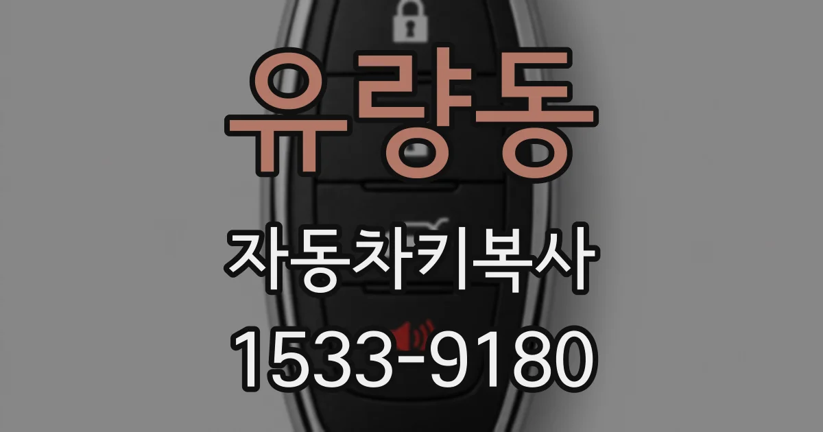 유량동 자동차키복사