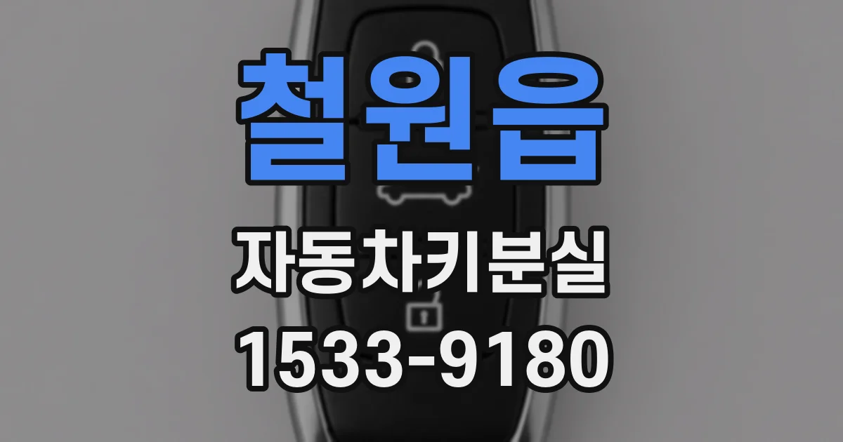 철원읍 자동차키분실