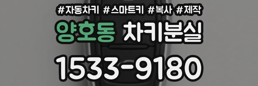양호동 차키분실