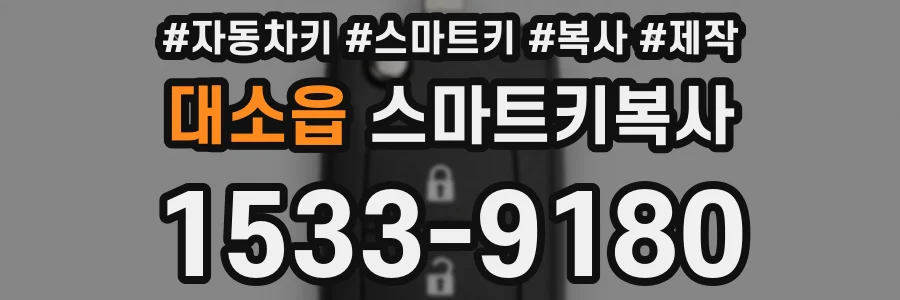 대소읍 스마트키복사