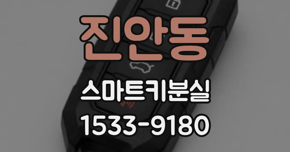 진안동 스마트키분실