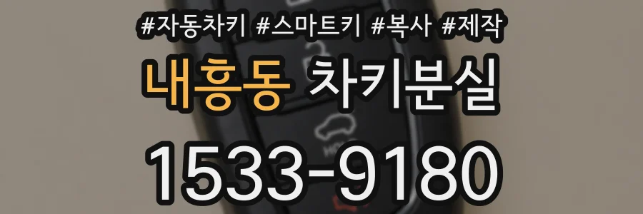 내흥동 차키분실