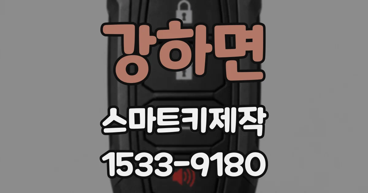강하면 스마트키제작