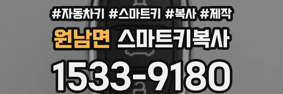 원남면 스마트키복사
