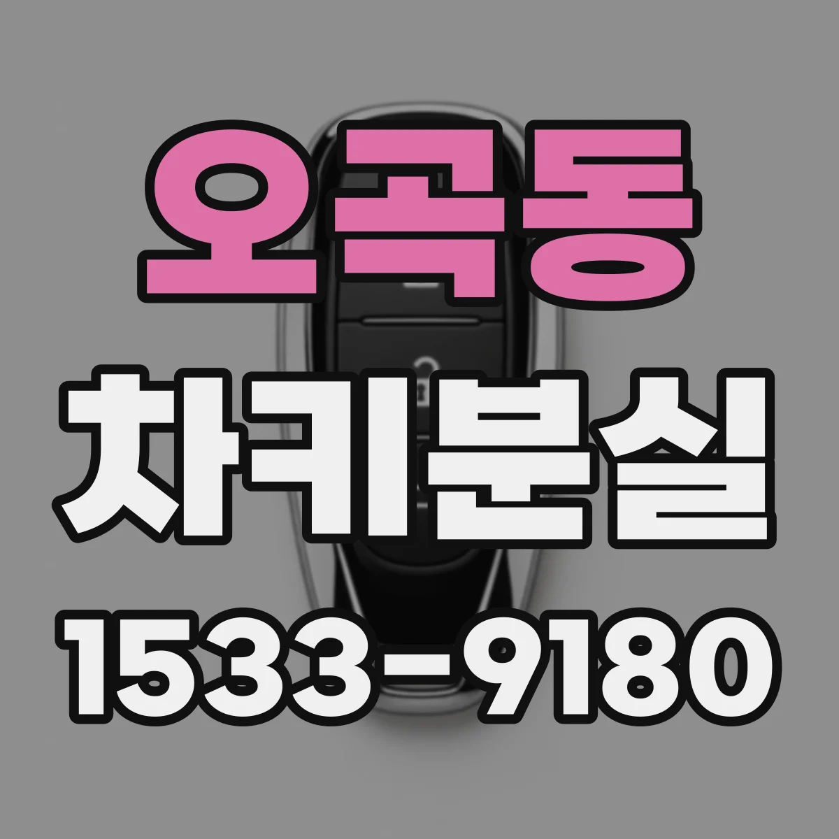 오곡동 차키분실