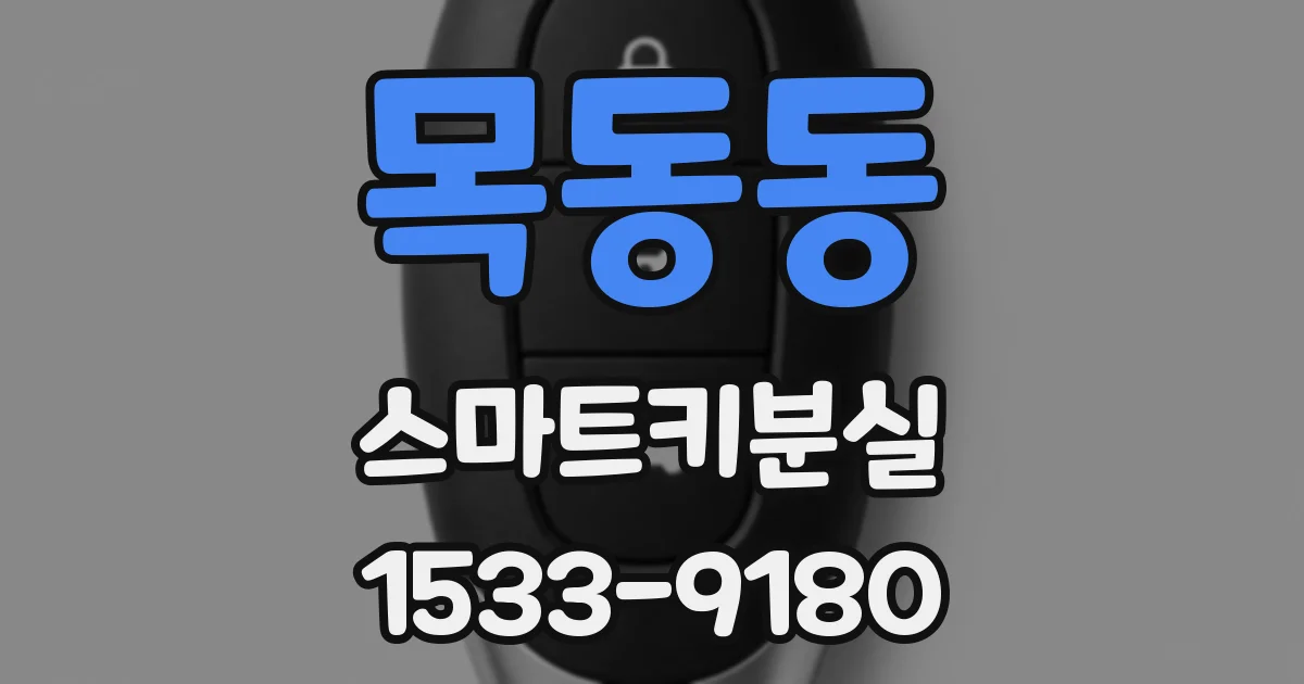 목동동 스마트키분실