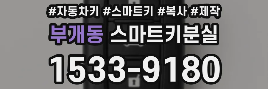 부개동 스마트키분실