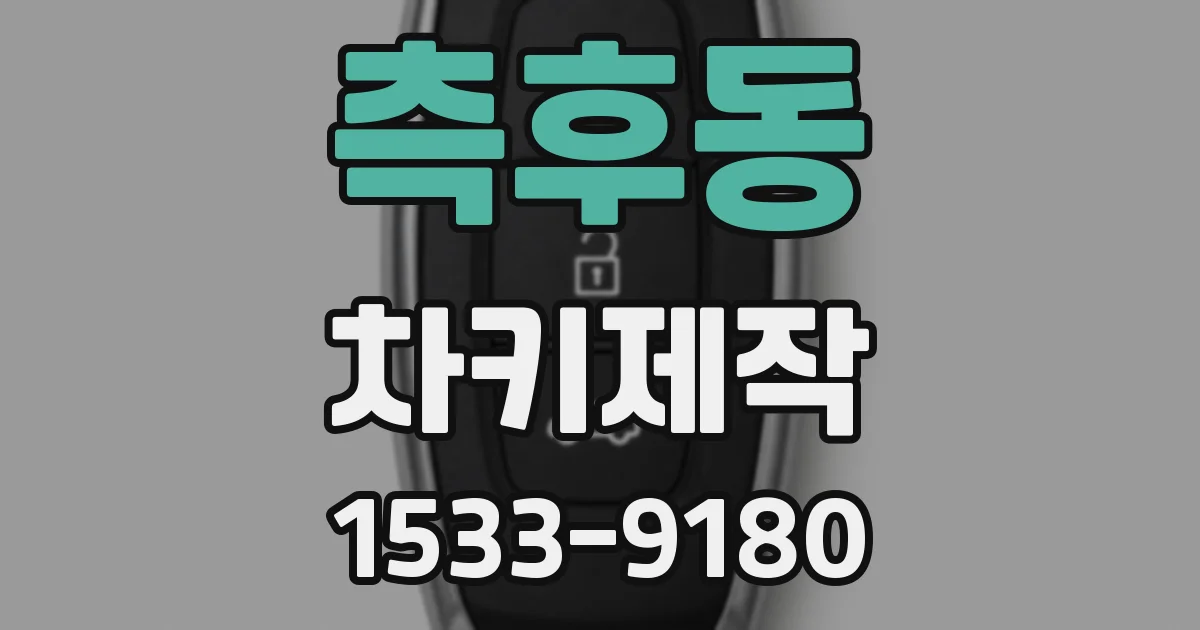 측후동 차키제작
