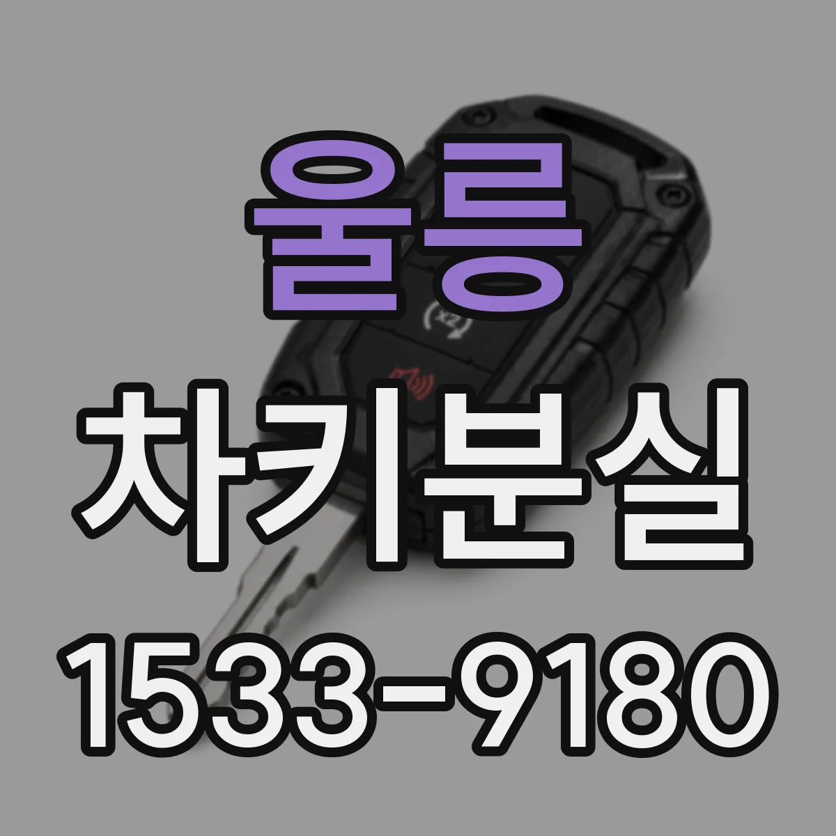 울릉 차키분실