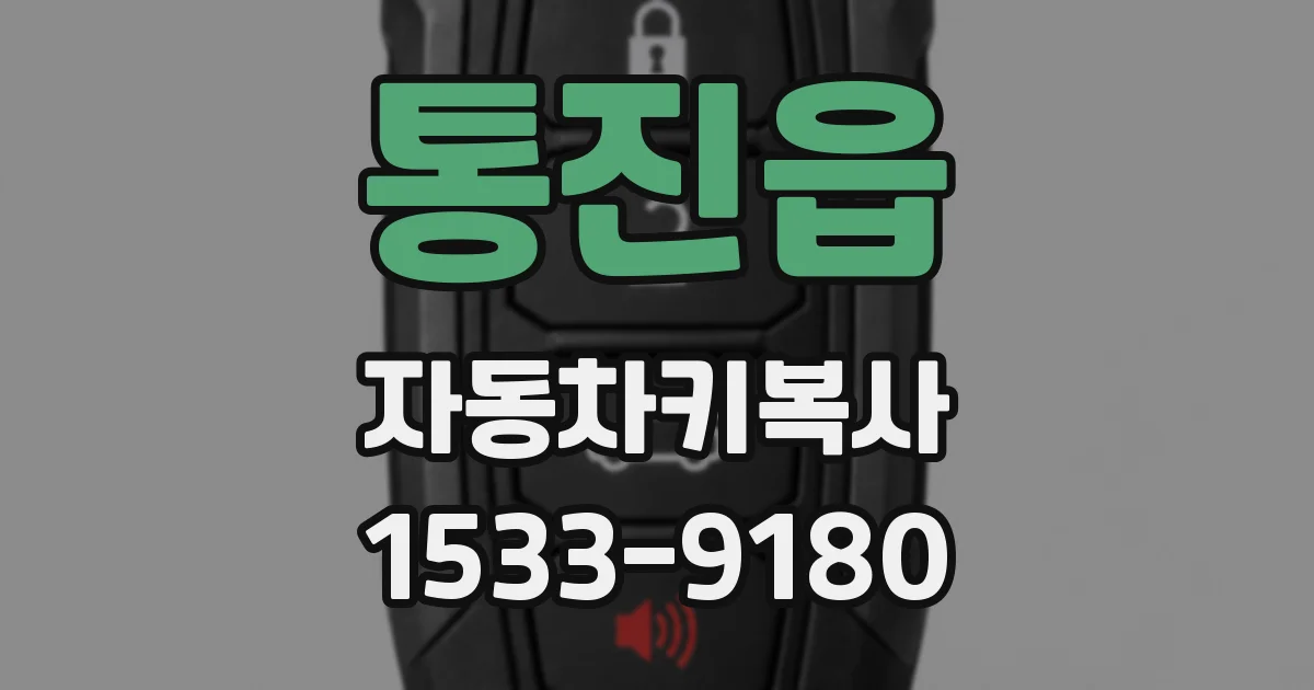 통진읍 자동차키복사