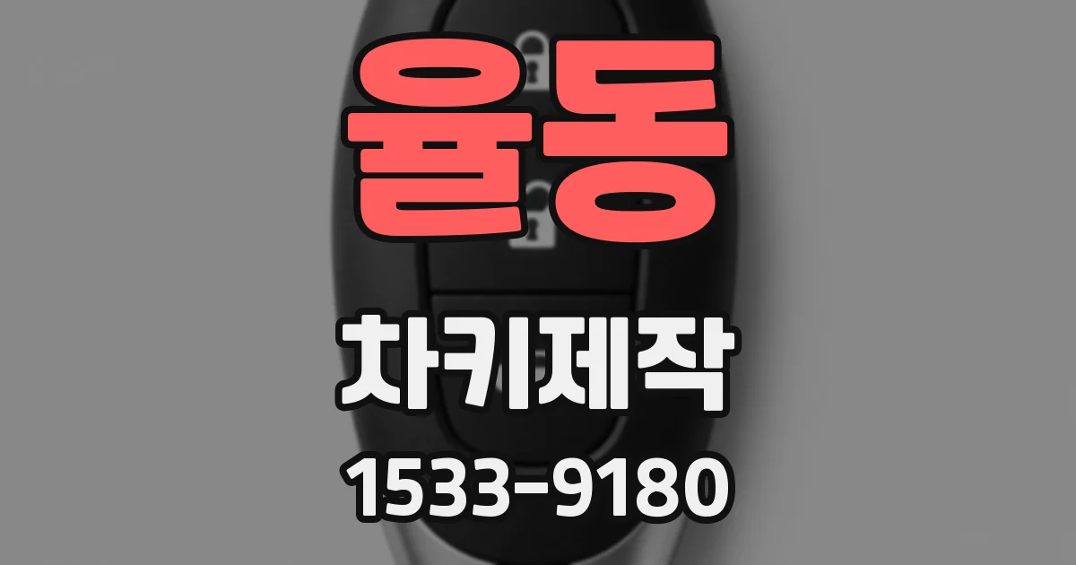 율동 차키제작