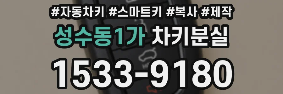 성수동1가 차키분실