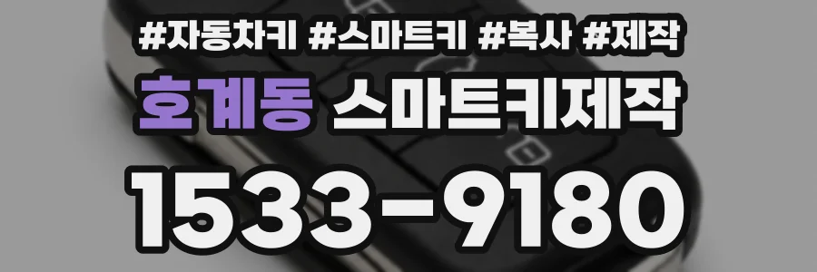 호계동 스마트키제작