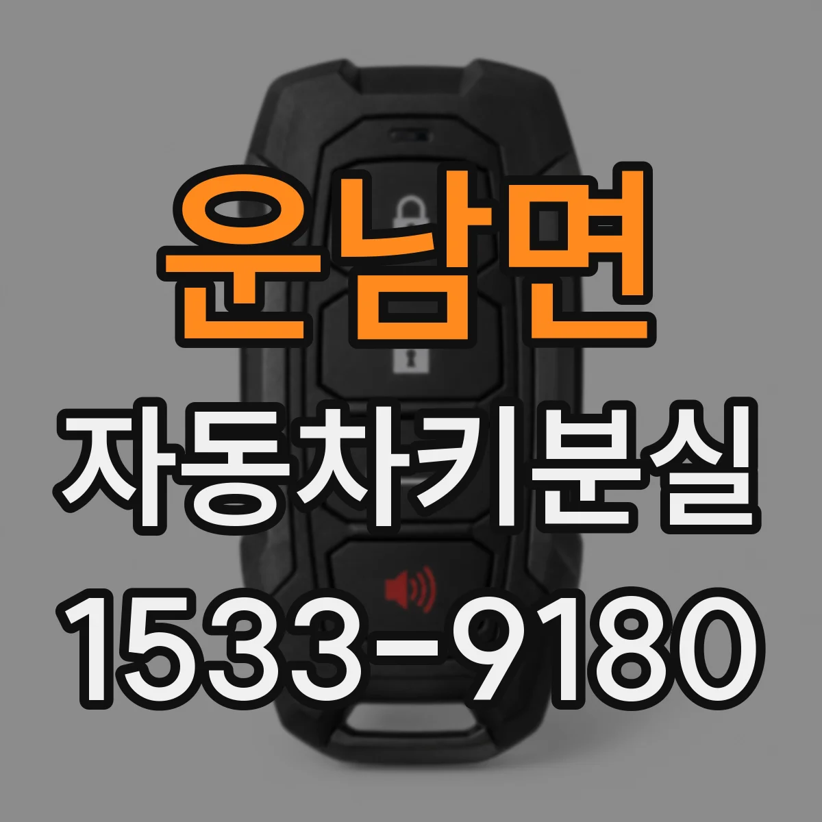 운남면 자동차키분실