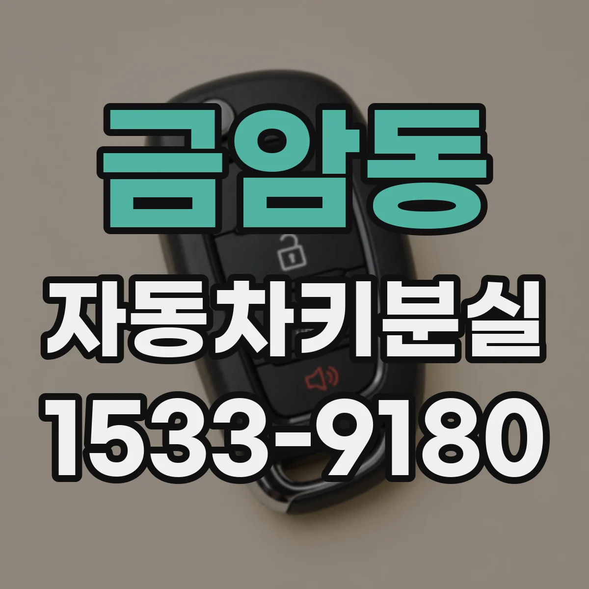 금암동 자동차키분실
