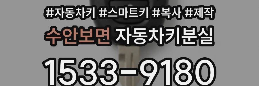 수안보면 자동차키분실