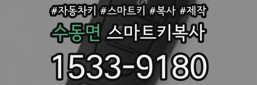수동면 스마트키복사