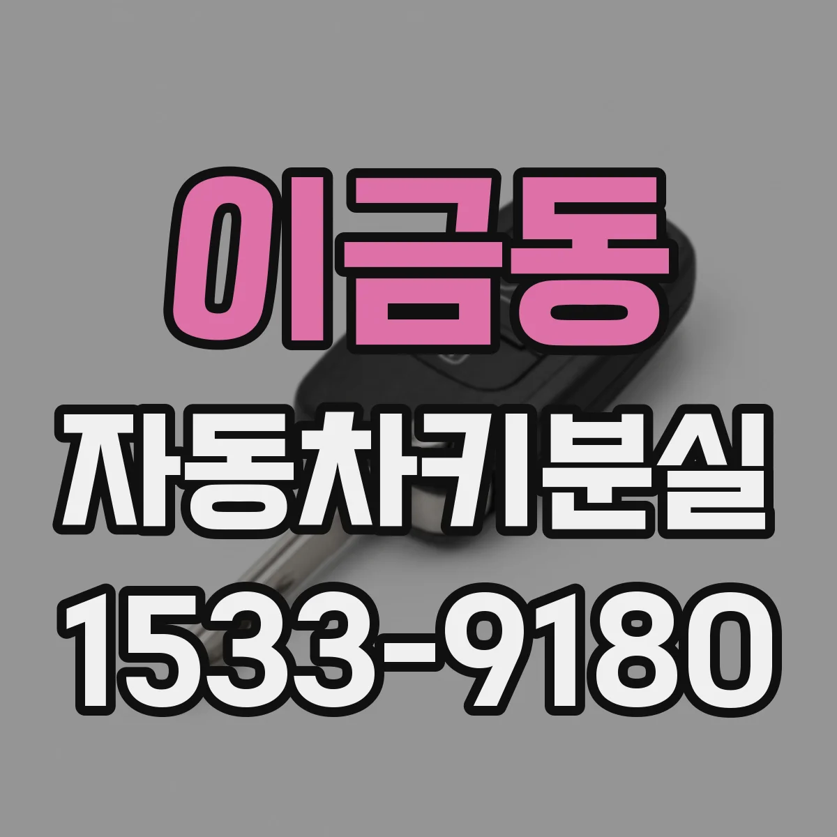 이금동 자동차키분실