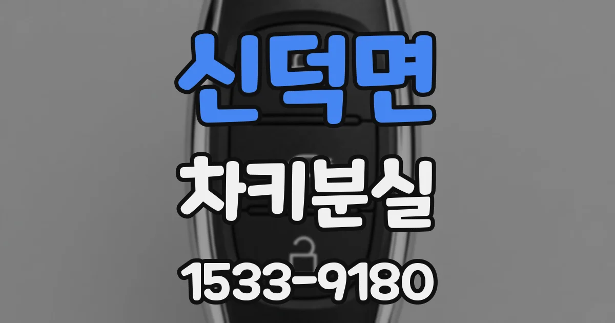 신덕면 차키분실