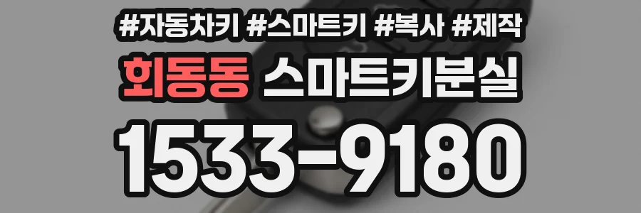 회동동 스마트키분실