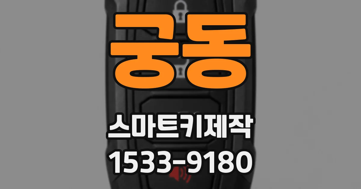 궁동 스마트키제작