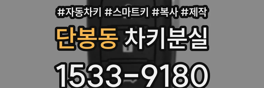단봉동 차키분실
