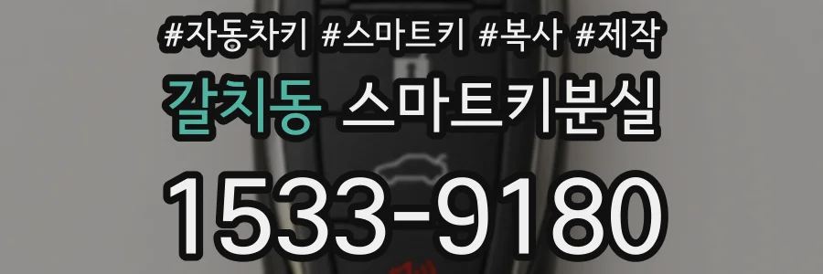 갈치동 스마트키분실