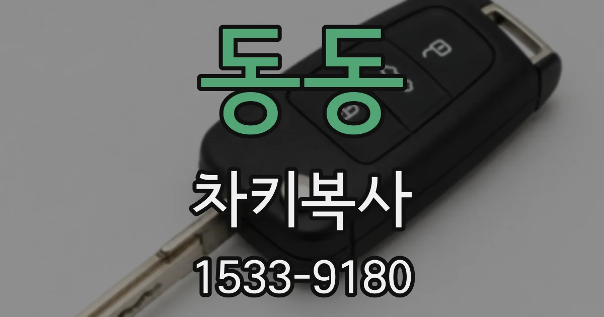 동동 차키복사